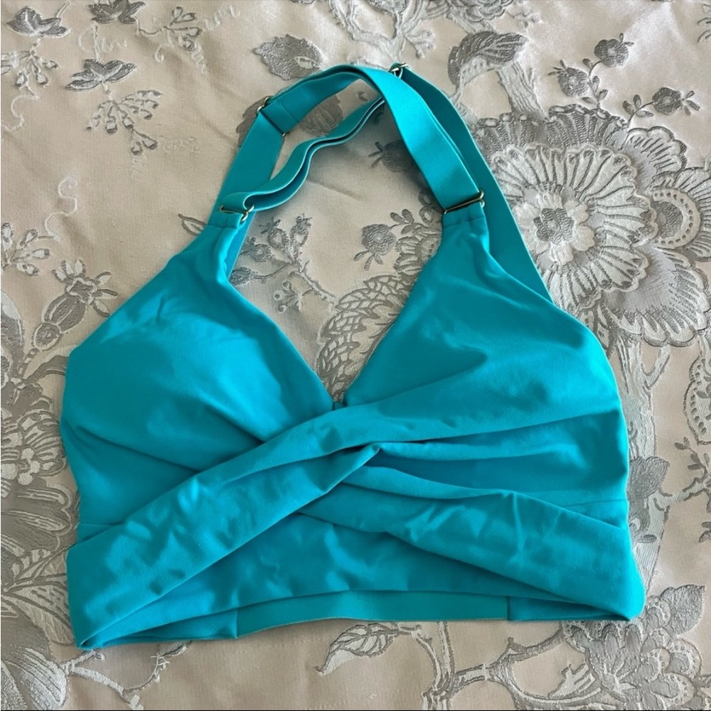 Buffbunny candy wrap bra- aqua dreams